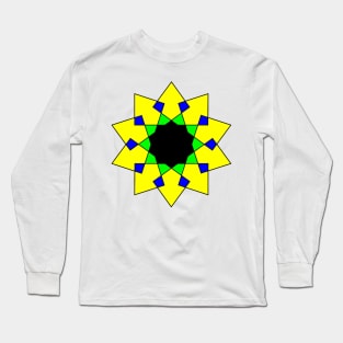 Ten Pointed Kite Star Long Sleeve T-Shirt